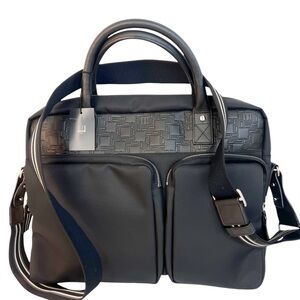 Dunhill tissuto nylon leather briefcase laptop case